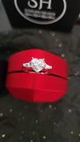 Brilliant Heart – 4ct Moissanite Ring