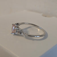 Enchanted Hues – 0.8ct CZ Heart Ring