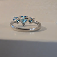 Bedazzled Hearts – 2.25ct CZ Heart Ring