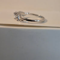 Winged Heart – 5mm CZ Heart Ring