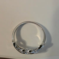 Infinite Love – 1mm CZ Halo Heart Ring