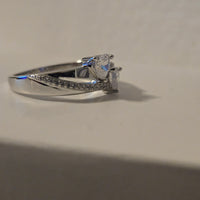 Forever Two – Double Heart CZ Ring