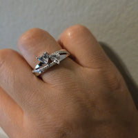 Forever Two – Double Heart CZ Ring