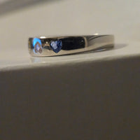 Rainbow Hearts – Multi-Color CZ Band Ring
