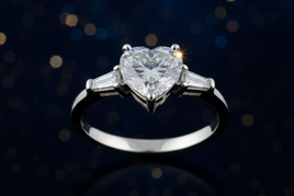 Brilliant Heart 4ct - Starry Night Banner