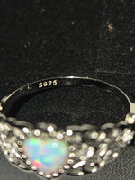 Enchanted Opal – Heart Ring