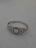 Enchanted Opal – Heart Ring