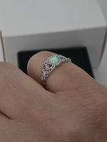 Enchanted Opal – Heart Ring