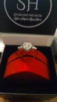 Brilliant Heart – 4ct Moissanite Ring