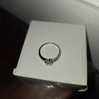 Heart Crown – Tapered CZ Sterling Silver Ring