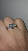 Brilliant Heart – 4ct Moissanite Ring